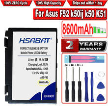 HSABAT-Batería de A32-F82 de 8600mAh, Asus a32-f82 accesorio para, a32, f82, F52, k50ij, k50, K51, k50ab, k40in, k50id, k50ij, K40, k50in, k60, k61, k70 2024 - compra barato
