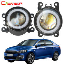 Cawanerl-Luz LED antiniebla para coche, lámpara de circulación diurna, Ojo de Ángel, 30W, 3000LM, 12V, para Citroen c-elysee 2012-2018, H11 2024 - compra barato