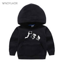 Stunt Scooter In Action Rider Scoot Hoodies Children 2021 New Autumn Winter Long Sleeve Tops Baby Boys Girls Hip Hop Clothes 2024 - buy cheap