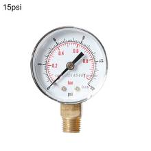 Pressure Gauge 52mm 1/4" BSPT Vertical 15,30,60,100,150,300 PSI & Bar Bottom Mount 2024 - buy cheap