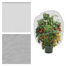 Bolsa de red de 5x3 pies para proteger plantas y frutas, con cordones, para invernadero, accesorios de jardín 2024 - compra barato