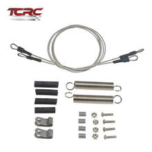 TCRC RC Модифицированная часть стальной трос для 1/10 RC Гусеничный Traxxas TRX-4 TRX4 осевой SCX10 90046 D90 D110 Tamiya 2024 - купить недорого