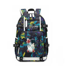 Школьный рюкзак с рисунком из мультфильма «обетованное Neverland», большой женский рюкзак для путешествий, водонепроницаемый рюкзак для ноутбука с usb-зарядкой 2024 - купить недорого