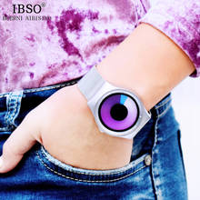 IBSO Brand Fashion Men Creative Rotation Watch Stainless Steel Mesh Strap Quartz Watch Male Sport Watches Relogio Masculino 2024 - buy cheap