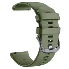 Pulseira esportiva de silicone de 22mm, pulseira para relógio garmin vivoactive partes da moda, pulseira de substituição ajustável para homens e mulheres 2024 - compre barato