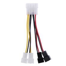 1pcs 4 Pin PC CPU Fan Power Cables 4pin Molex to 3Pin Power Supply Adapter Connector Fan Adapter Cable For Computer Cooling fan 2024 - buy cheap