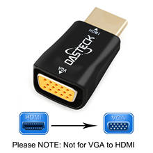 Alta Qualidade HDMI-compatível com Adaptador VGA Macho Para Famale Conversor 1080P Digital para Áudio de Vídeo Analógico Para PC Laptop Tablet 2024 - compre barato