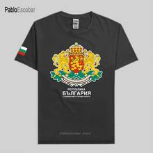 Camiseta a la moda para hombre, camisa del equipo nacional búlgaro, 100% algodón, ropa deportiva, BGR 2024 - compra barato