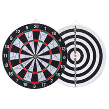 12 Inch Darts Boards High-grade Double-sided Flocking Dartboard For Dart Game With 6 Darts For Free 2024 - buy cheap