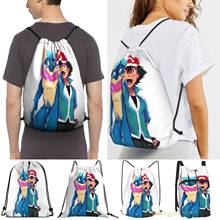 Bond phengen-Mochila deportiva impermeable para hombre y mujer, bolso de viaje para gimnasio, con cordón, versión Ash y Greninja, Xy & Z 29 2024 - compra barato