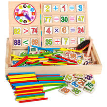 New Multifunction Baby Education math Toys Wooden Counting Sticks Toys Montessori Mathematical Baby Gift Wooden Box 2024 - buy cheap