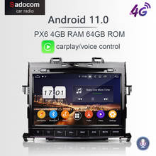 Radio con GPS para coche, reproductor DVD con Android 720, 11,0 P, PX6, 9 pulgadas, 2 din, 4GB de RAM, 64 GB de ROM, 8 núcleos, 5,0, para Toyota Alphard 2007-2013 2024 - compra barato