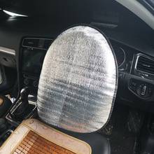 44cm x 50cm Universal Car Sun-proof Steering Wheel Cover Cotton Steering-wheel  Bubble Car-styling 2024 - buy cheap