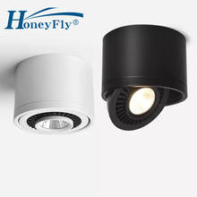 HoneyFly LED Downlight Dimmable AC85-265V 3W 5W 7W 12W COB Ceiling Cabinet Lamp Spot Lights LED Wall Lamp Indoor Lighting 2024 - buy cheap