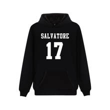 Hoodie Salvatore 17 Vampire Diaries Mystic Falls Timberwolves Hoodies Print Salvatore 17 Mens Clothing Casual Cotton Sweatshirt 2024 - buy cheap