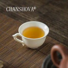 Chansapva 30ml estilo chinês tradicional personalidade porcelana branca copo de vinho pequeno xícara de chá cerâmica china conjunto de chá h451 2024 - compre barato