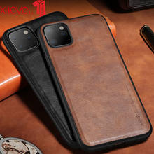 X-level-Funda de cuero para Iphone 11 Pro Max, cubierta trasera de silicona suave, ultraligera 2024 - compra barato