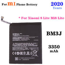 For Xiaomi 8 Lite MI8 Lite Replacement Batteries BM3J 3350mAh High Capacity Phone Battery 2024 - buy cheap