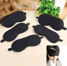 Máscara de ojos portátil para hombres y mujeres, parche suave para dormir rápido, color negro 2024 - compra barato