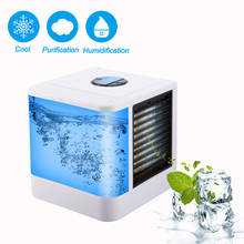Mini Air Conditioner Humidifier Purifier USB Portable Air Cooler 7 Colors Light Desktop Air Cooling Cooler Fan For Home Office 2024 - buy cheap