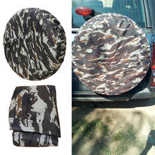 Car Style Off-road Car High Quality Camouflage Color PU Spare Tire Cover Custom 14 "15" 16 "17" PVC Spare Wheel Cover 2024 - buy cheap