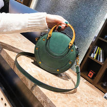 2020 Fashion Women's Wallets Bag Mini PU Leather Round Handbag Vintage Luxury Handbags Women Bags Designer Famous Brands Bolsos 2024 - buy cheap