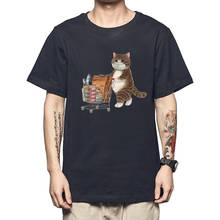 Cat Japanese Printed Funny Men/Women Tshirt Anime Shirt Oversized Clothes O-Neck Funny T Shirts for Men Tops Tees 2020 2024 - buy cheap