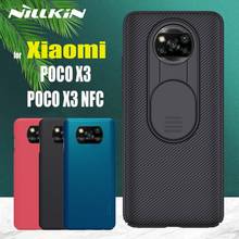 for Xiaomi Poco X3 NFC Global Version Case Casing Nillkin Camera Protection Lens Protect Hard Frosted Matte Case on Poco X3 NFC 2024 - buy cheap