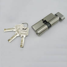 Frete grátis 1pç fechadura de porta de alta qualidade cilindro de fechadura de porta interior peças de reparo com 3 chaves 2024 - compre barato
