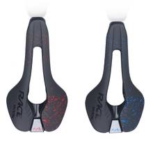 Alforje para selim de bicicleta mtb grau de treinamento, tt, estrada, mountain bike, corrida, respirável, macio, oco, almofada, acessórios 2024 - compre barato