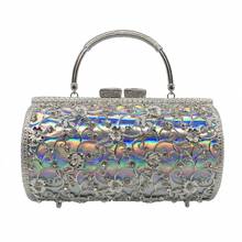 XIYUAN BRAND Women Crystal diamond Clutch Evening Minaudiere Bags Bridal Wedding Party gift Box bag Handbag clutch Purse 2024 - buy cheap