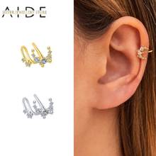 AIDE Exquisite Zircon Star Ear Cuff Trendy INS Multilayer Non Pierced Clip on Earrings for Women Silver 925 Jewelry Pendientes 2024 - buy cheap