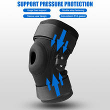 Adjustable Hinged Knee Support Sports Safety Knee Brace Sleeve Wrap Cap Stabilizer Sports Knee Pads Running Gym Wrap 2024 - buy cheap