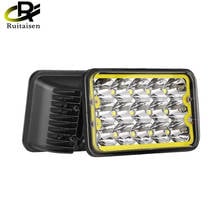 Faros LED para automóvil, luces cuadradas de haz alto y alto de 45W, 6500K, 4x6, H4, para Chevy Express, Van de carga, 1500, 2500, 3500, H6014/H6052/H6054/6054 2024 - compra barato