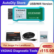 Vxdiag-verificador de código de diagnóstico automotivo vcx nano 2 em 1, versão usb e wi-fi, para land rover 2024 - compre barato