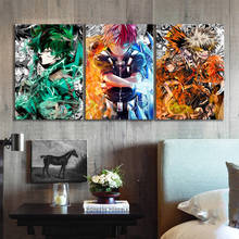 Póster de Anime My Hero Academia para decoración del hogar, póster de pared en HD, imagen impresa, obra de arte para el hogar, dormitorio, sala de estar y niños 2024 - compra barato