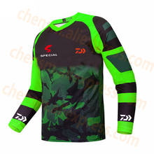 2020 Daiwa New Brand Men Fishing Shirts Outdoor Sport Quick Dry Fishing Clothes Plus Size Anti Uv Cycling Fishing Clothing 2024 - buy cheap