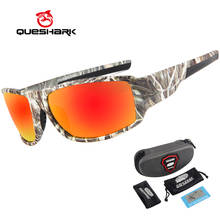 Queshark camuflagem polarizada óculos de pesca das mulheres dos homens ciclismo caminhadas condução óculos de sol esporte ao ar livre óculos de pesca 2024 - compre barato