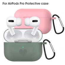 For Airpods Pro Case Silicone Protective Case For Apple Aipods Pro Wireless Bluetooth Earbuds Cover For Aipods pro Airpods Box 2024 - buy cheap