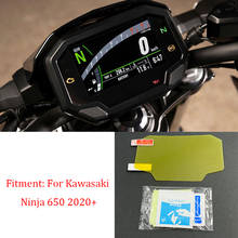 Tela de proteção para motocicleta de kawasaki ninja 650, conjunto de acessórios para ninja650 2020, com velocímetro de arranhões 2024 - compre barato