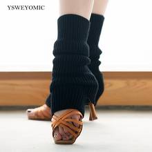 Latin Dance Winter Warmers Boot Socks Woman Leg Warmer Gym Fitness Dance Leg Foot Protecter Leggings Elastic Dance Stockings 2024 - buy cheap