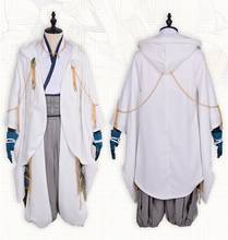 Anime Touken Ranbu Online Tsurumaru Kuninaga Combat Gear Kimono Men Women Coaplay Costume Shirt Coat Cloak Pants Belt Cuff 2024 - buy cheap