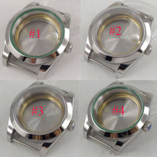 40mm stainless steel sapphire glass case fit NH35 NH36 ETA 2836 Miyota8205 8215 821A 82series Mingzhu 2813 3804 movement 2024 - buy cheap