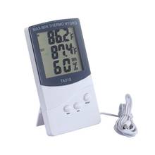 Indoor Outdoor Temperature Humidity Meter Digital Display Kitchen Refrigerator Electronic Thermometer Hygrometer 2024 - buy cheap