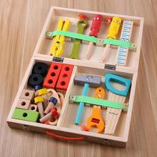 For Boys Repair Set Tool Portable Repair Tool Box Cartoon Repair House Play Children Boy Puzzle Toy Simulation tool repair kit 2024 - buy cheap