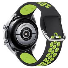 Correa de silicona clásica para reloj Samsung Gear sport S2, S3, 45mm, 41MM, huawei GT 2, 42, 46MM, bip galaxy Watch active 2, 22, 20mm 2024 - compra barato