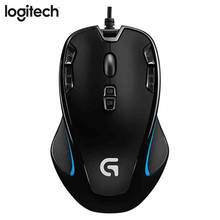 Logitech g300s mouse gamer com fio, 9 botões programáveis recarregáveis 2500dpi, mouse para jogos para windows 7/8/10, laptop e pc g300s 2024 - compre barato