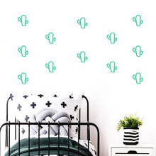 Fashion cactus Wall Sticker Home Decoration Accessories Removable Wall Sticker Decor Wall Decals Kids Room Stickers naklejki 2024 - buy cheap