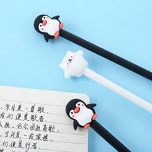 2pcs Kawaii Penguin Gel Pen Black Ink 0.5mm Ballpoint Nobvelty Pens for Writing Stationery Gift Office School EB959 2024 - buy cheap
