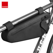 Sahoo-bolsa de bicicleta frontal., bolsa triangular à prova d'água, resistente à sujeira, mtb, ciclismo de estrada. 2024 - compre barato